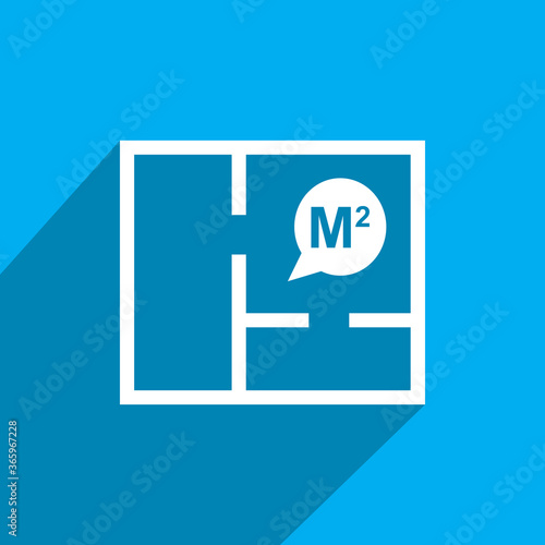 spacious house icon, Real estate icon vector