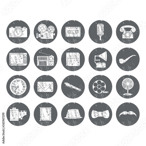 retro icons