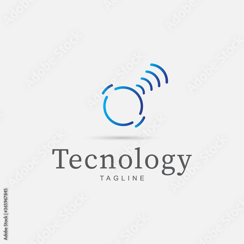 Tecnology Logo Design Inspiration. Logo vector template