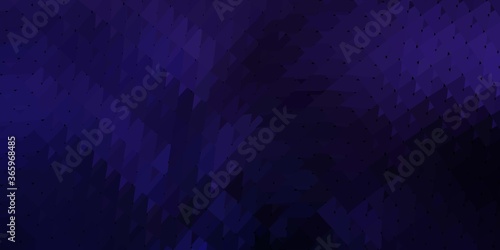 Dark purple vector gradient polygon wallpaper.