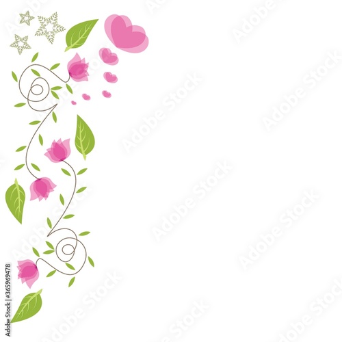 floral border design