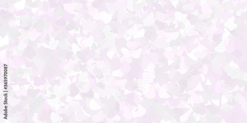 Light purple vector template with abstract forms.