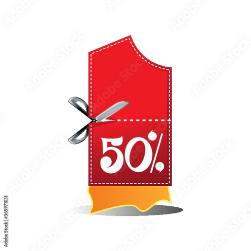 50 percent off label