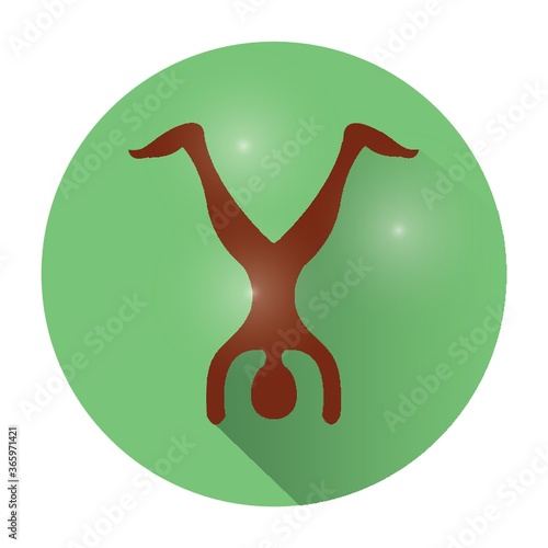 yoga handstand pose