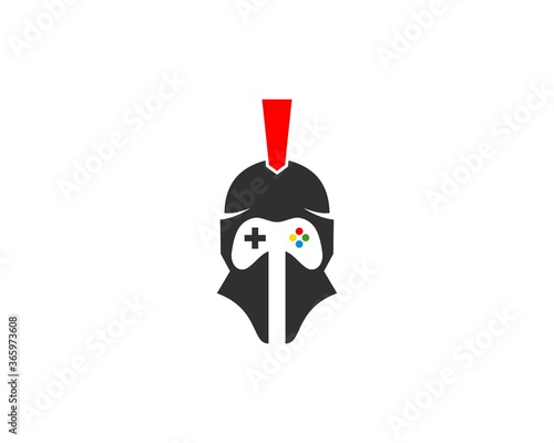 Spartan helmet with console game inside