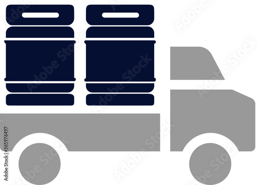truck with kegs