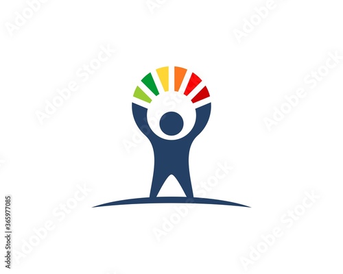 People and power meter logo
