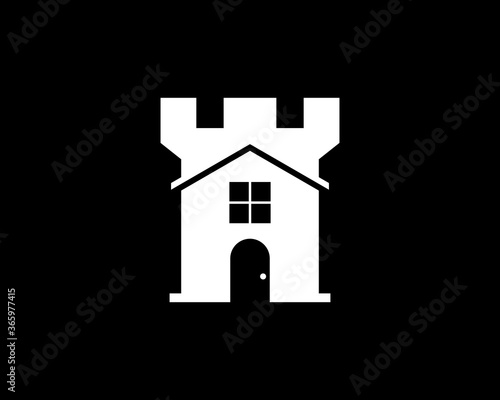Simple fortress and house