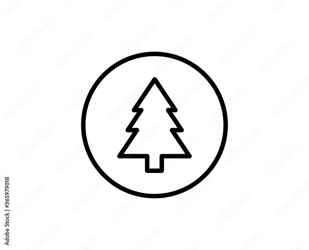 Flat line icon Flat line icon