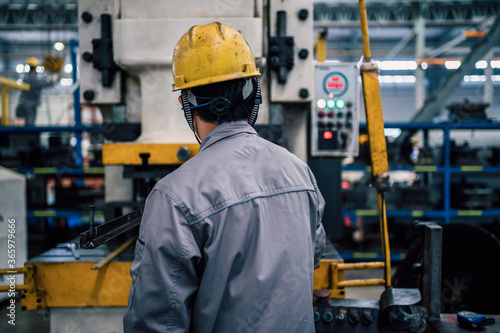 worker working in factory