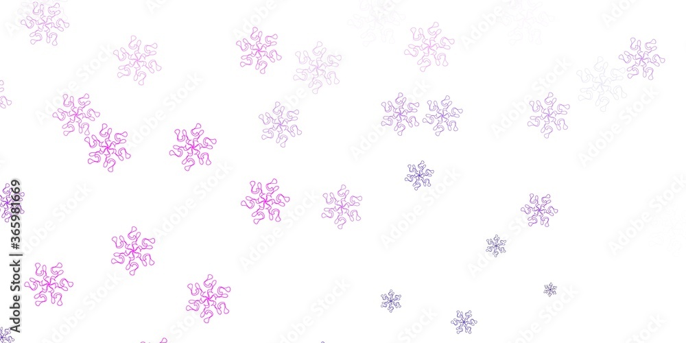Light purple vector doodle background with flowers. Light purple vector doodle background with flowers.