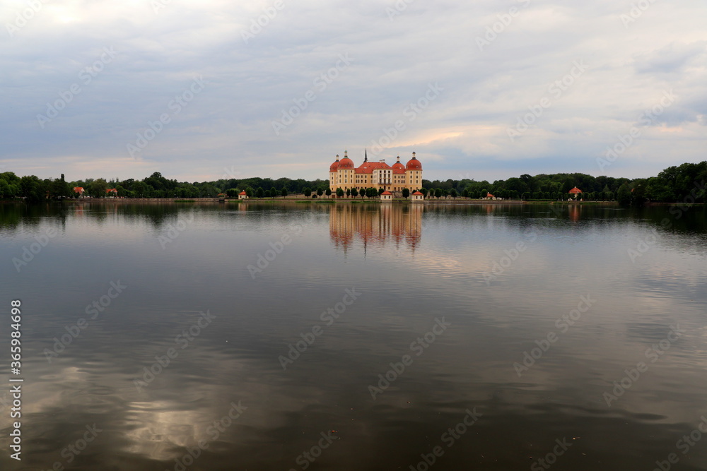 Wasserschloss Moritzburg in Sachsen