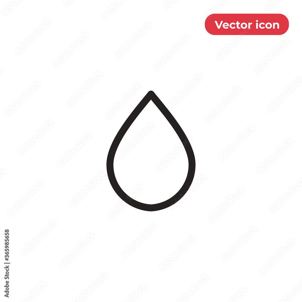 Drop icon vector. Water sign Drop icon vector. Water sign