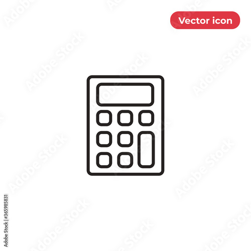 Calculator icon vector. Finance sign © Yusif