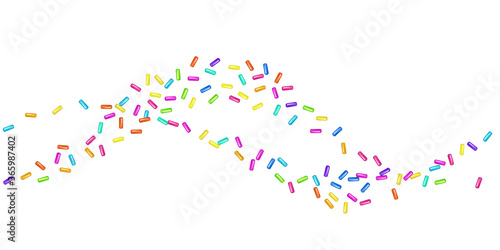 Sweet confetti seamless pattern