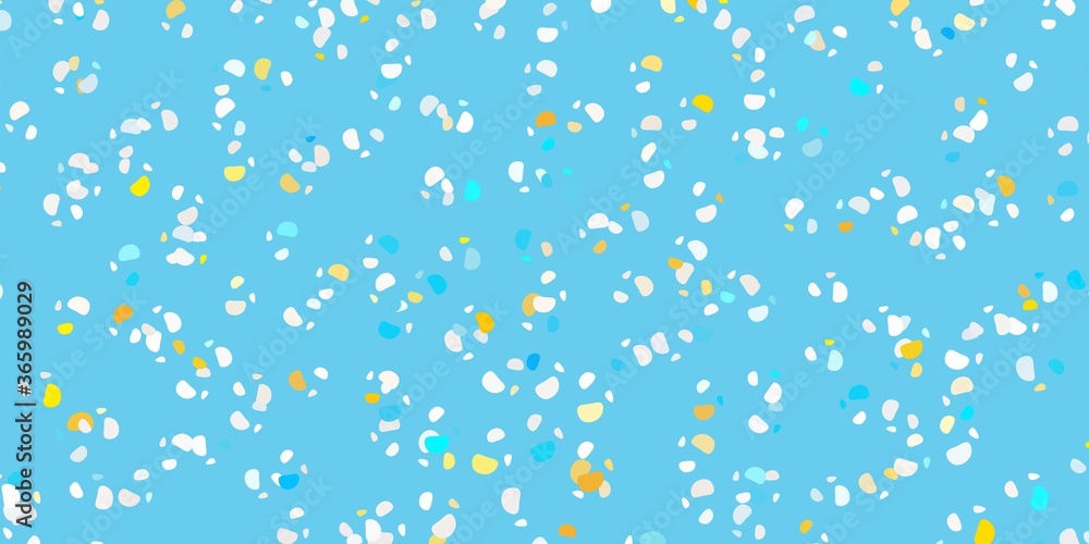 Light blue, yellow vector template with abstract forms. Light blue, yellow vector template with abstract forms.