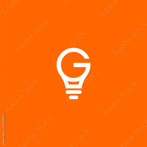 Letter G Initial Logo Design Vector Template Illustration