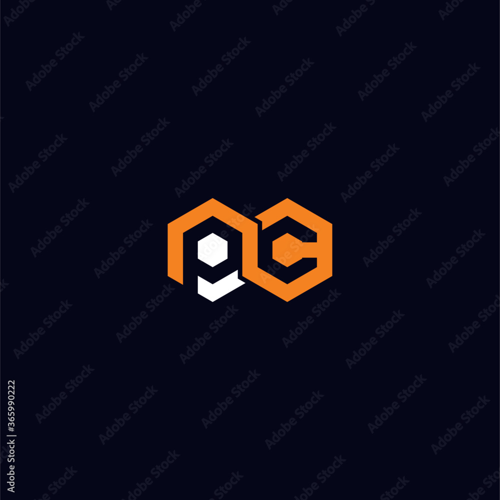 Letter PC Initial Logo Design Vector Template Illustration Letter PC Initial Logo Design Vector Template Illustration