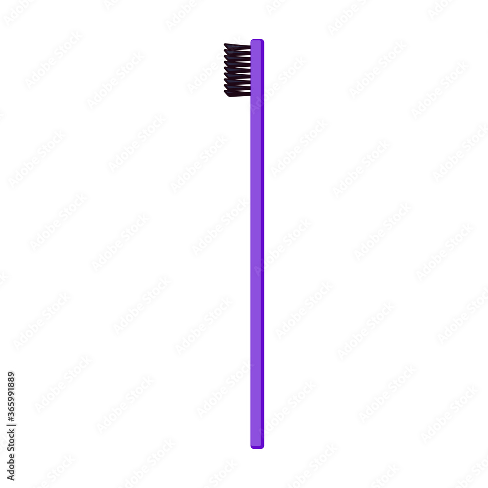 Toothbrush cartoon vector illustration of icon.Cartoon vector icon brush of tooth. Isolated illustration of toothbrush on white background. Toothbrush cartoon vector illustration of icon.Cartoon vector icon brush of tooth. Isolated illustration of toothbrush on white background.