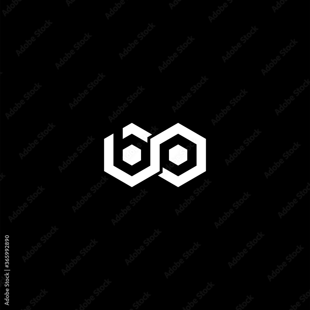 Letter BO Initial Logo Design Vector Template Illustration Letter BO Initial Logo Design Vector Template Illustration