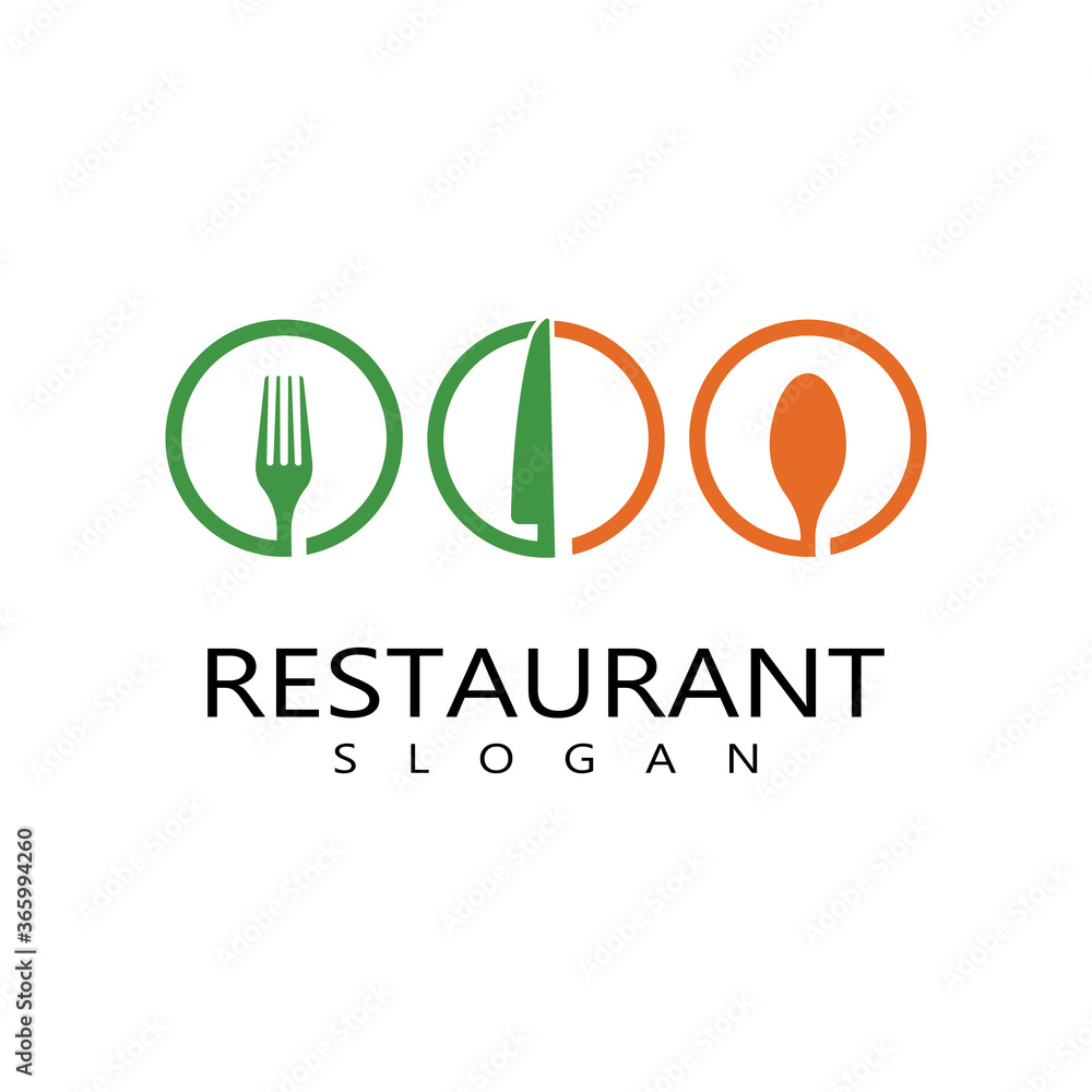 Fork, knife and spoon icon logo vector template.design for restaurant. Fork, knife and spoon icon logo vector template.design for restaurant.