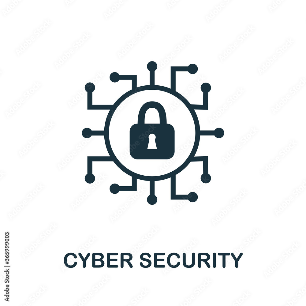 Cyber Security icon. Simple element from internet security collection. Creative Cyber Security icon for web design, templates, infographics and more Cyber Security icon. Simple element from internet security collection. Creative Cyber Security icon for web design, templates, infographics and more