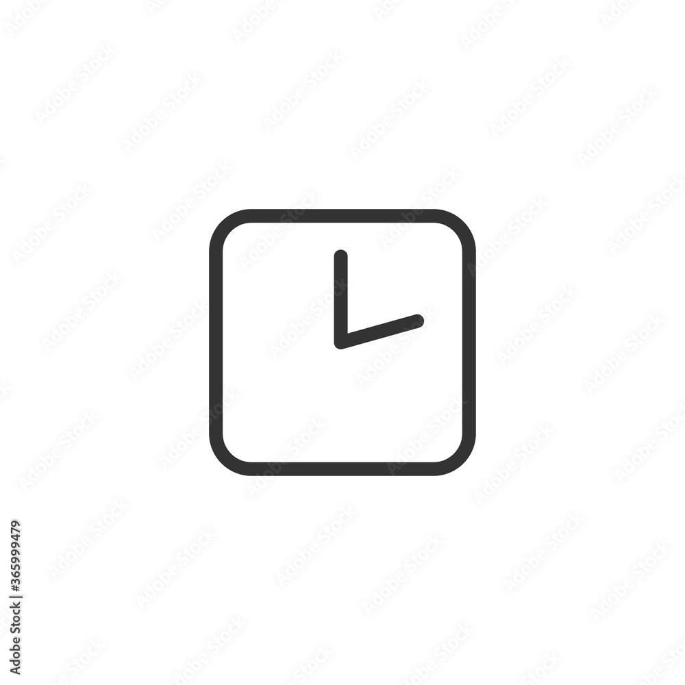 Clock icon. Deadline symbol modern, simple, vector, icon for website design, mobile app, ui. Vector Illustration Clock icon. Deadline symbol modern, simple, vector, icon for website design, mobile app, ui. Vector Illustration