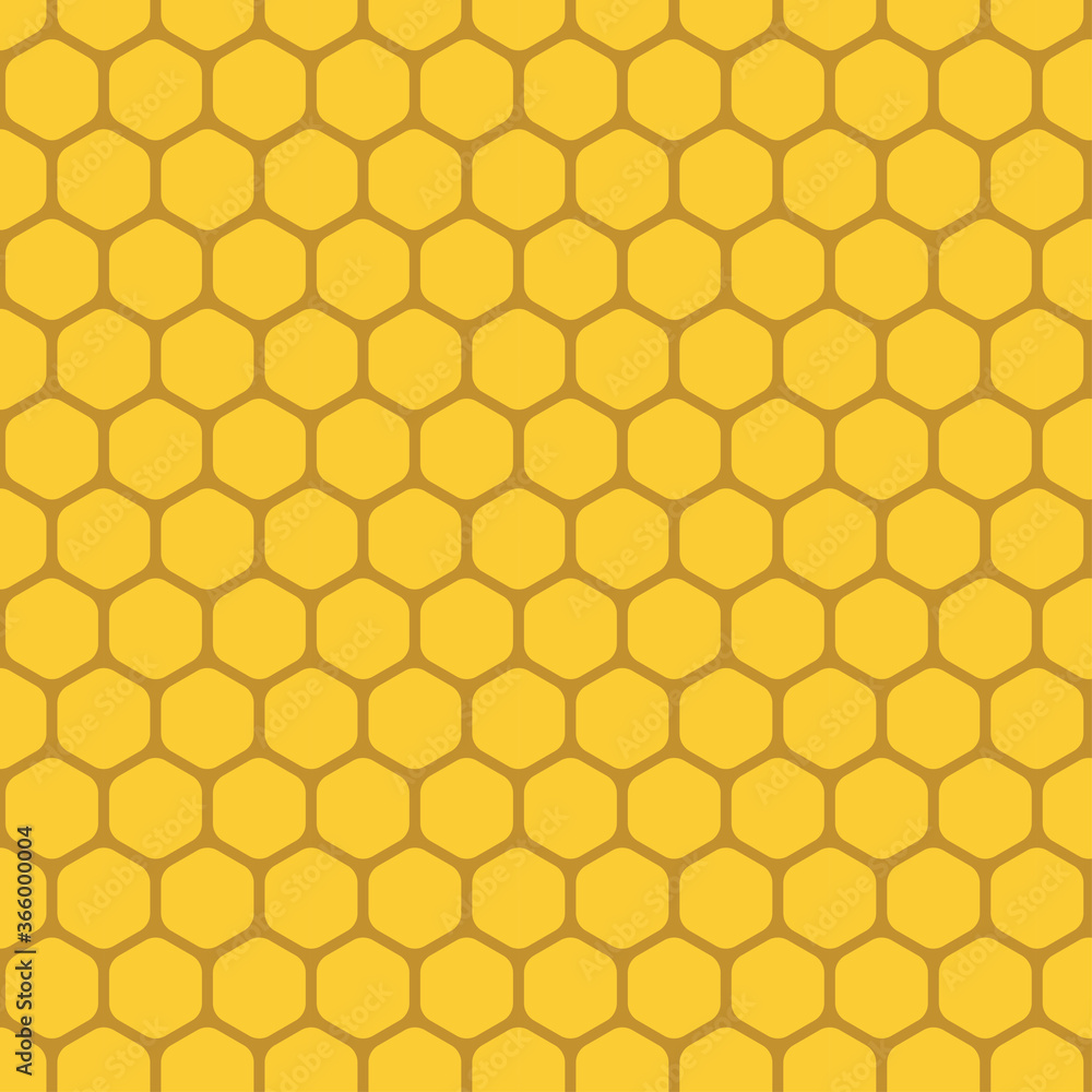 seamless yellow and brown honeycomb pattern. seamless yellow and brown honeycomb pattern.