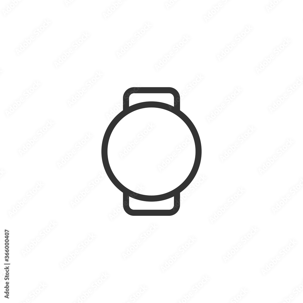 Wristwatch icon. Watch symbol modern, simple, vector, icon for website ...