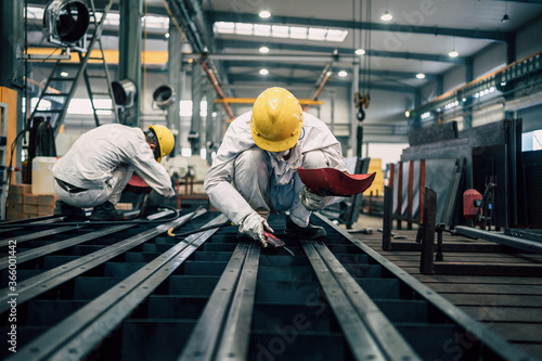 worker working in factory