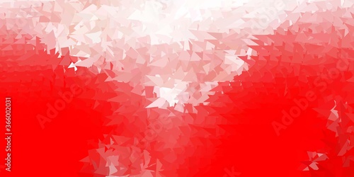 Dark red vector abstract triangle template.