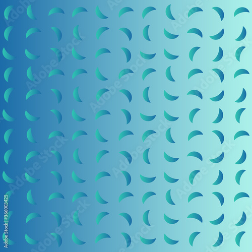 seamless pattern with moons