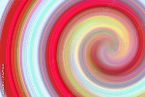 Funnel abstract pattern. Swirl  spiral  multi-colored pattern as a background.