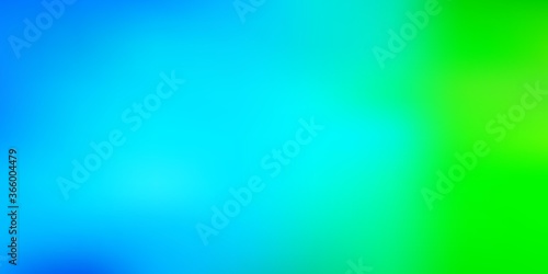 Light blue  green vector blur layout.
