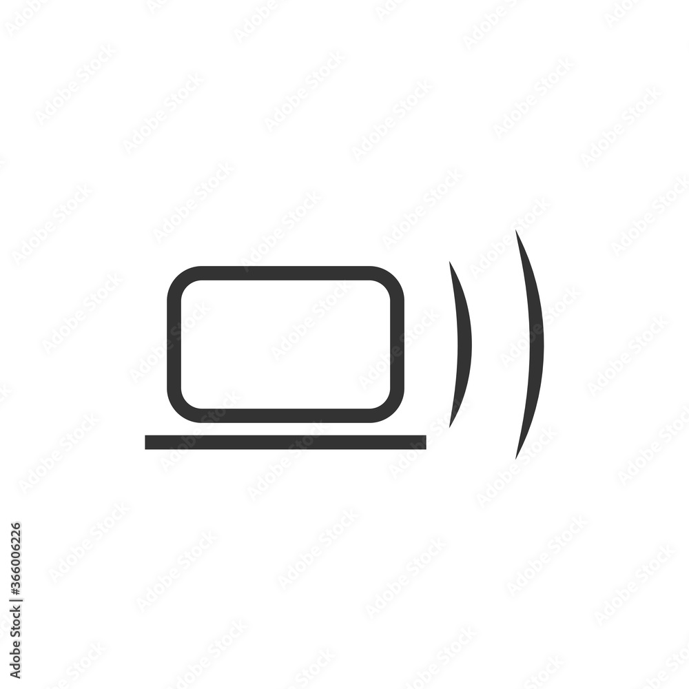 Laptop icon. Vector Illustration Laptop icon. Vector Illustration