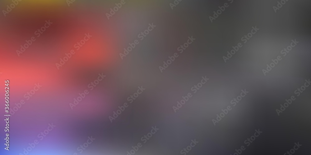 Obraz premium Dark multicolor vector gradient blur pattern.