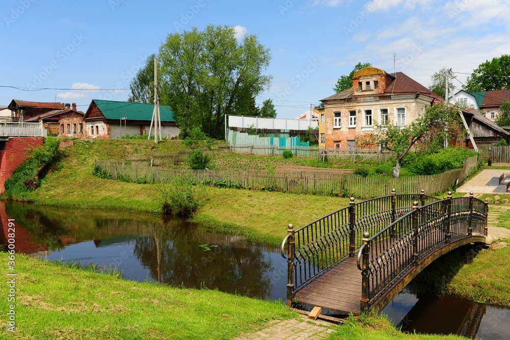 Fototapeta premium Vyatskoe village, Yaroslavl, Russia