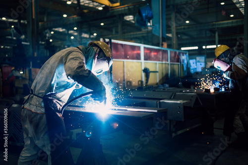 worker working in factory