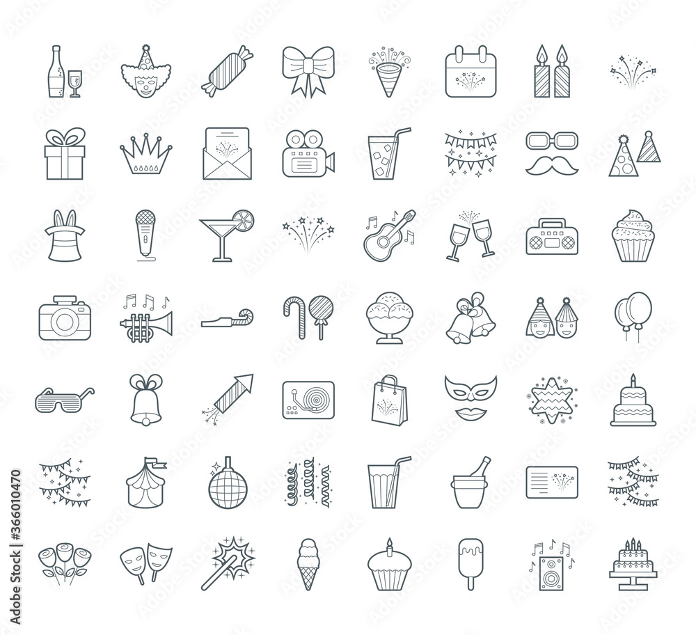 Liner party icons