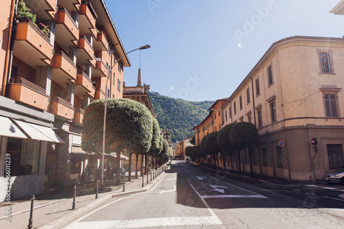 cobblestone street in Italy