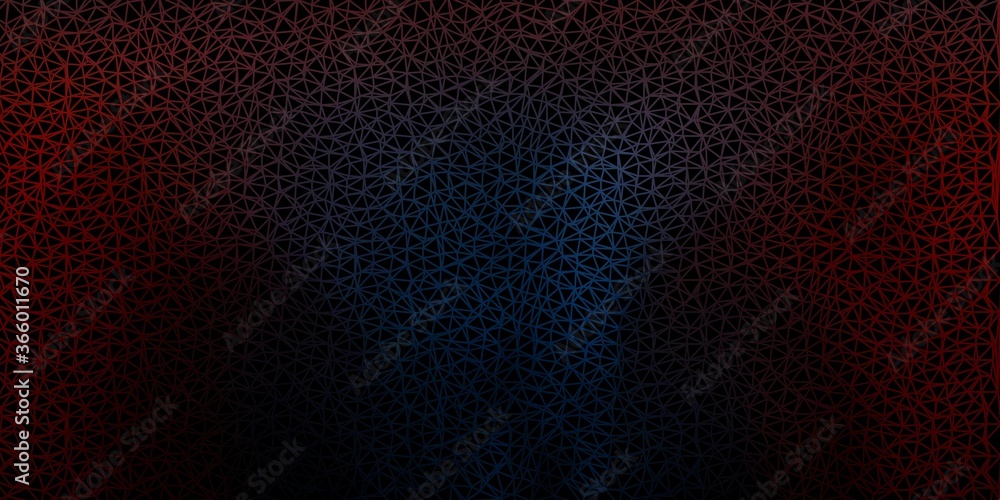 Dark blue, yellow vector triangle mosaic template. Dark blue, yellow vector triangle mosaic template.
