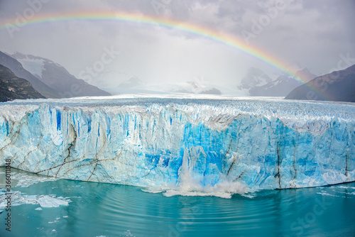 One of the biggest glaciar in Patagonia  Perito Moreno in National Park Las Glaciares  Argentina