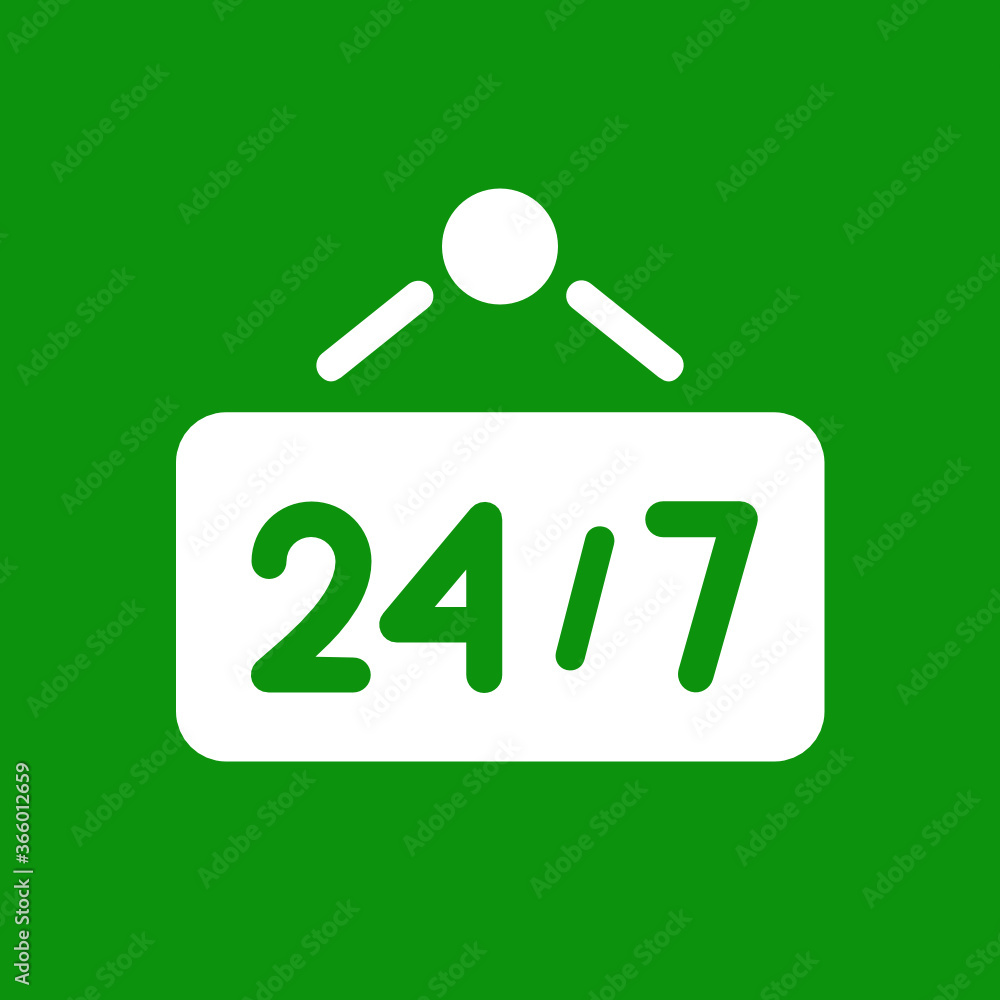 24/7 - Metro Tile Icon 24/7 - Metro Tile Icon