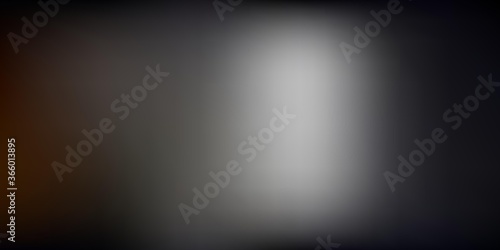 Dark Yellow vector gradient blur layout.