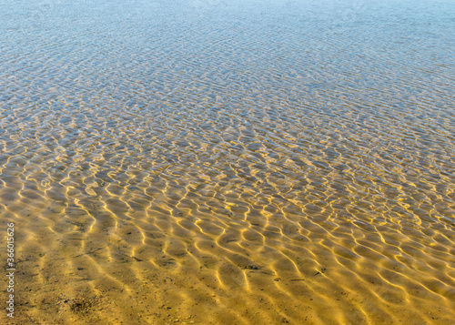 abstract picture with water and sand texture in the sea