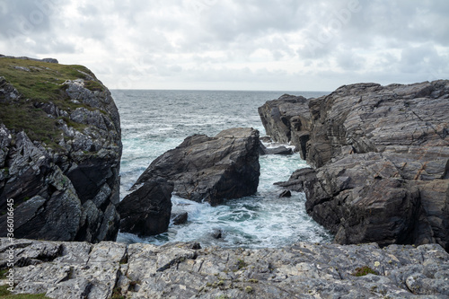 The coastline at Dawros in County Donegal - Ireland. photo