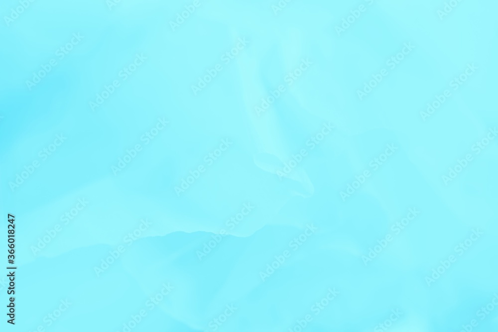 Obraz premium Pale delicate soft aquamarine turquoise gradient abstract background