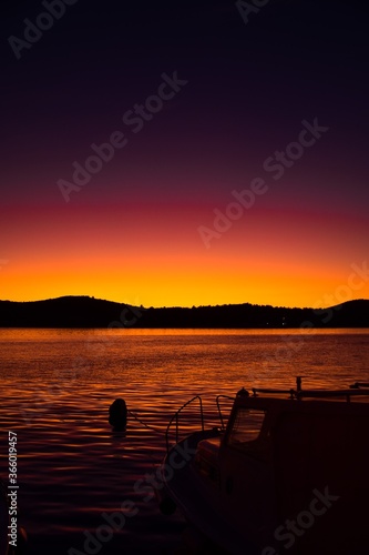 sunset on the lake © malik
