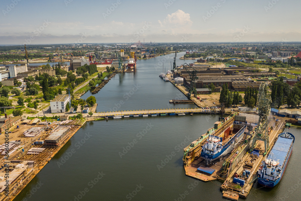 shipbuilding industry ship building -Gdańsk, Poland