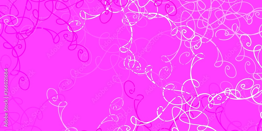 Light Pink vector layout with circular arc.